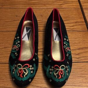 Vintage Mootsies Tootsises Christmas shoes